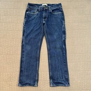 Western Welder Jeans Men 32x30 (32x28) Blue Denim Utility Workwear Straight Leg